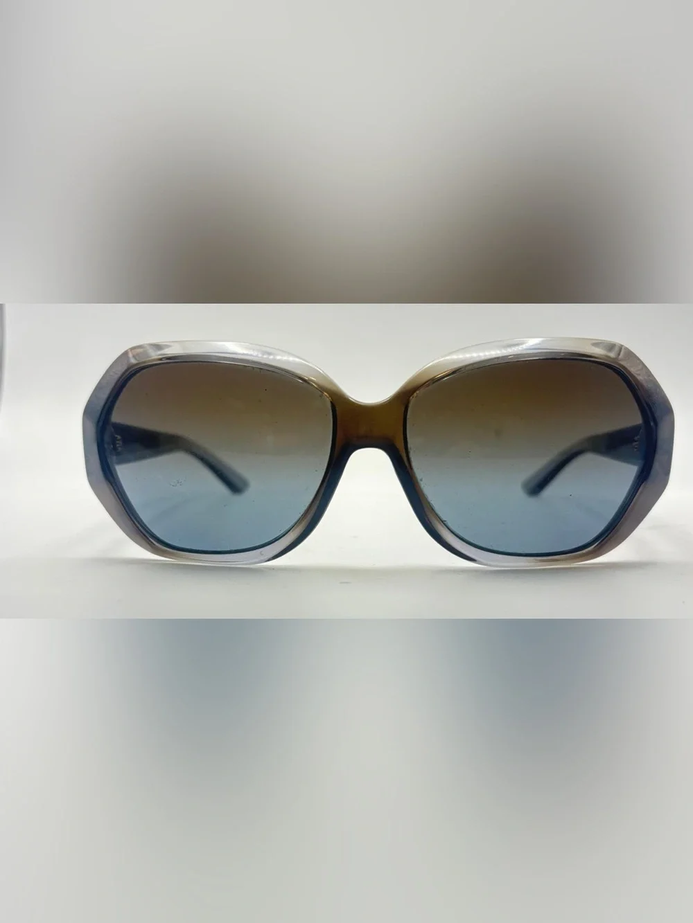 Tory Burch TY9021 Brown Translucent Oval Sunglasses Frames Only